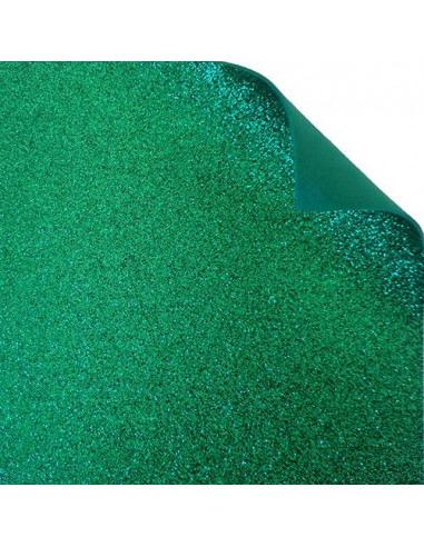 Foglio fommy GLITTER "Verde scuro" 40x60cm