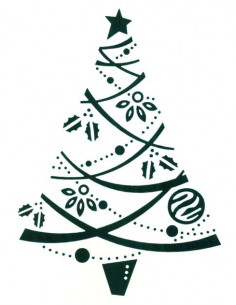 Sagoma embossing Festive Tree