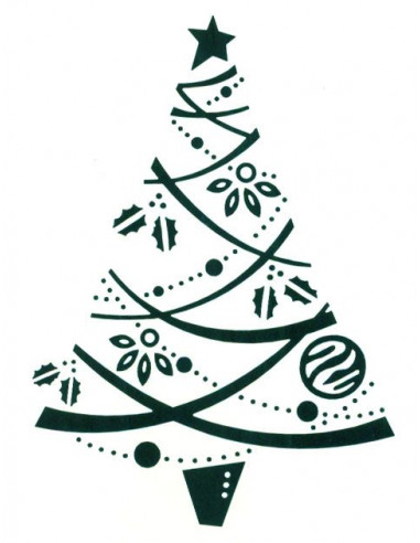 Sagoma embossing Festive Tree