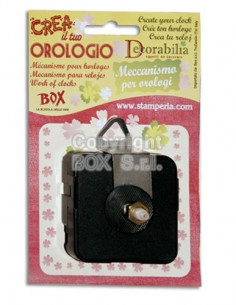 Meccanismo orologio cm. 5.5x5.5h