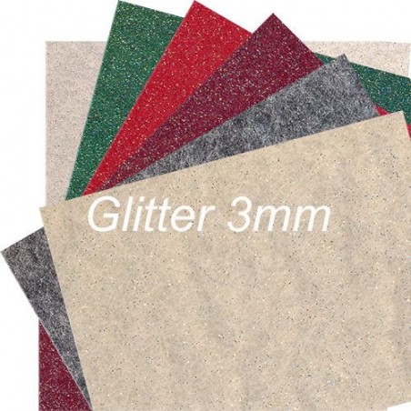 Feltro 3mm Glitter