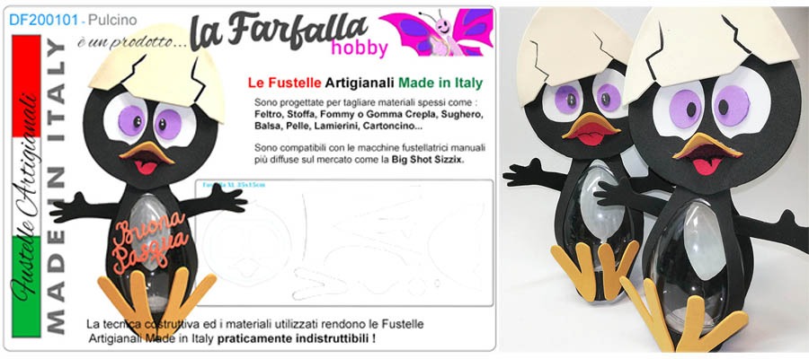 Fustella artigianale Pulcino XL